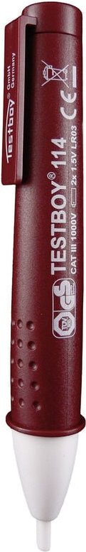 Testboy - 114 Berührungsloser Spannungsprüfer cat iii 1000 v led, Vibration