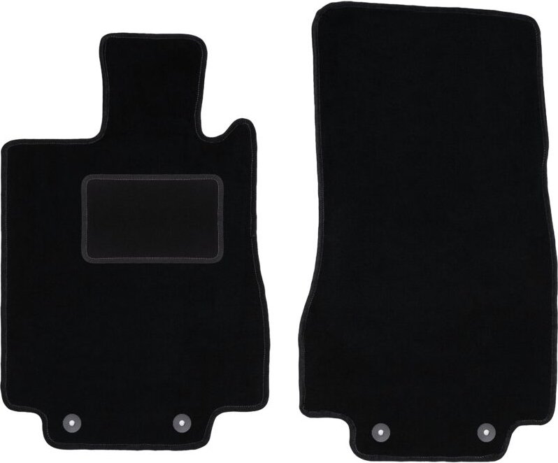 Vordere Matten schwarz für: Mercedes S W220 Limousine kurz (1998-2005)