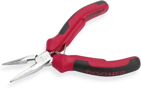 Thumbnail - Mini-Zange, halbrunde Spitzen, CrV (125 mm) Dogher 227-125