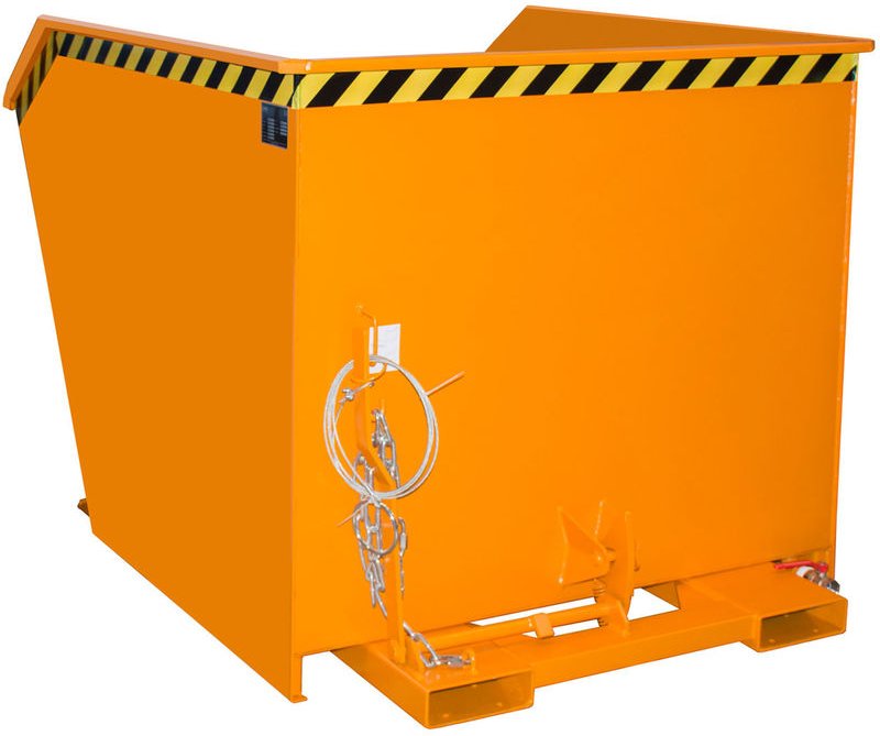 Bauer Spänebehälter SGU 150, lackiert, Gelborange