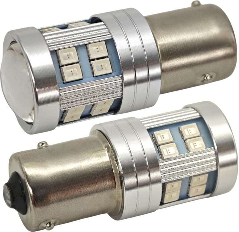 Stück Birne PR21W LED BAW15S 12-24V CANBUS rot 1500lm stark