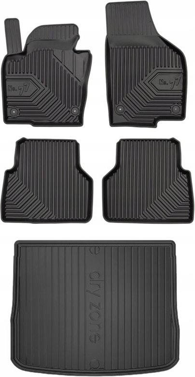 Thumbnail - SET 77 Fußmatten und Fußmatten VW Tiguan 1 2007-2016 g