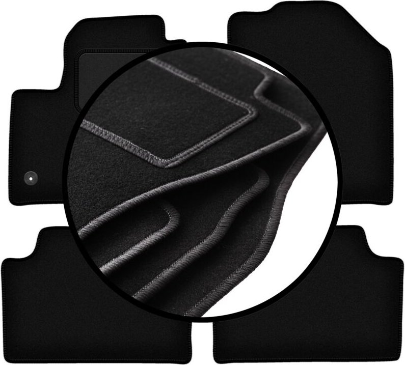 Komplettset Veloursmatten für: Kia e-Soul II / Soul EV Fließheck (2020-)