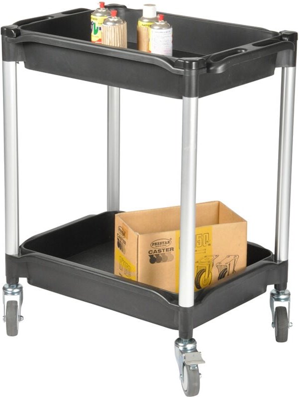 MATADOR Wagen klein 608E, 2 Etagen mit Rändern, schwarz, 790x4 - 15767