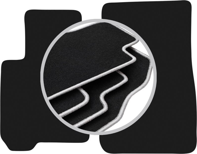 CARLUX-SILVER Autofußmatten für: BMW Z4 E89 0 (2009-2019)