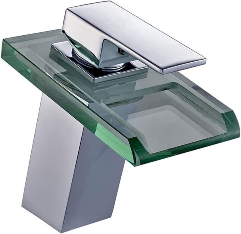 Kreativer Spülbeckenhahn, Warm- und Kalttemperaturregelung, Einlochhebel, Küchenarmatur, Badezimmerwaschbeckenhahn, Bade...