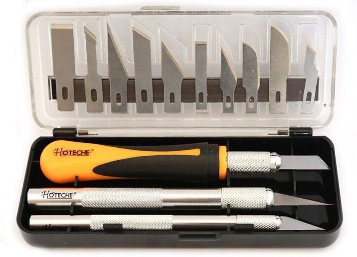 Trade Shop - kit 16 pcs. balsa schneider präzision messer schneider -