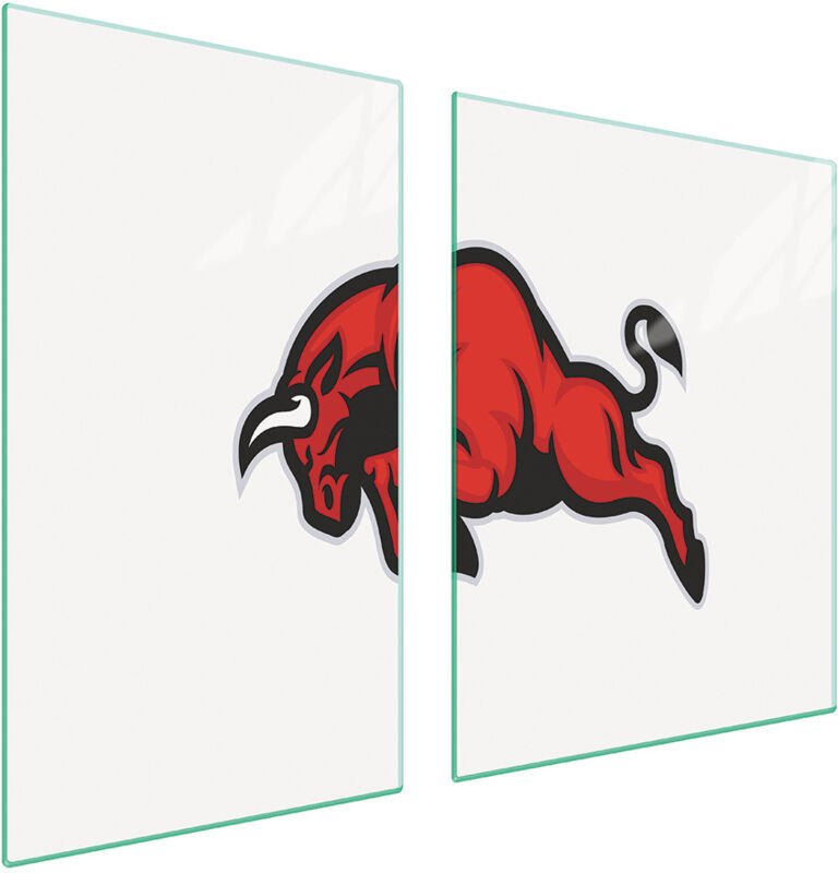 GLASPLATTE und SCHNEIDEBRETT 100x52 BYK