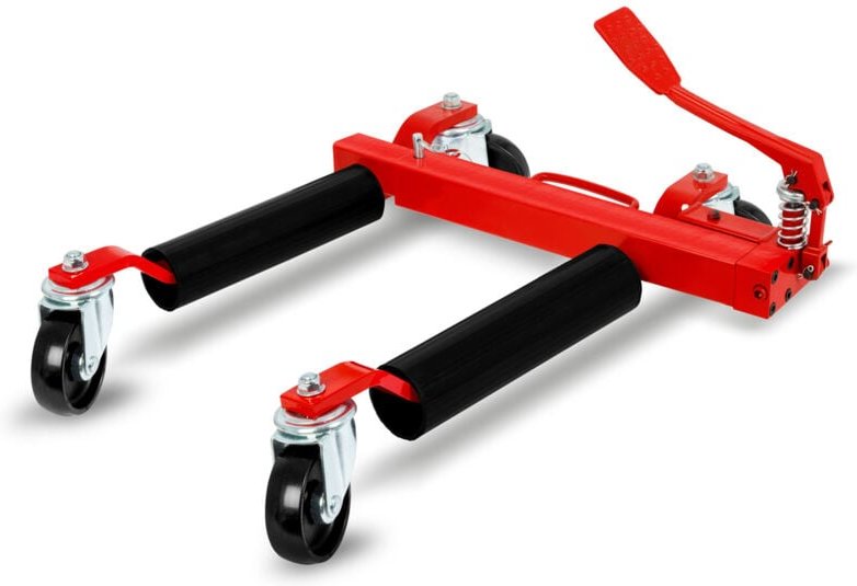 Thumbnail - Rangierhilfe hydraulisch, 680 kg Tragkraft, für max. Reifenbreite 230 mm, min. Spannweite 345 mm, max. Spannweite 630 mm...