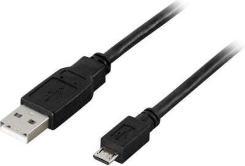 Usb 20 kabel typ a ha - typ micro b ha 5 polig zum ladendatenubertragung an mobiltelefonepda 3m schwarz