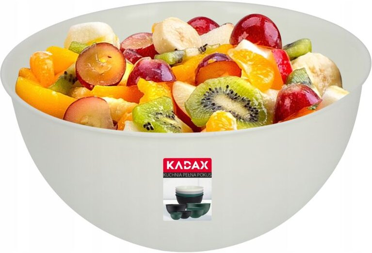 Schüssel aus Kunststoff, Salatschüssel, stapelbare Rührschüssel, Plastikschüssel, Küchenschüss - Kadax