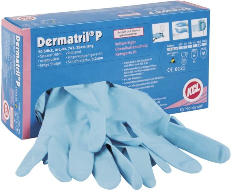 Thumbnail - Hds Dermatril p 743 Kat. iii, blau, 6 - Honeywell