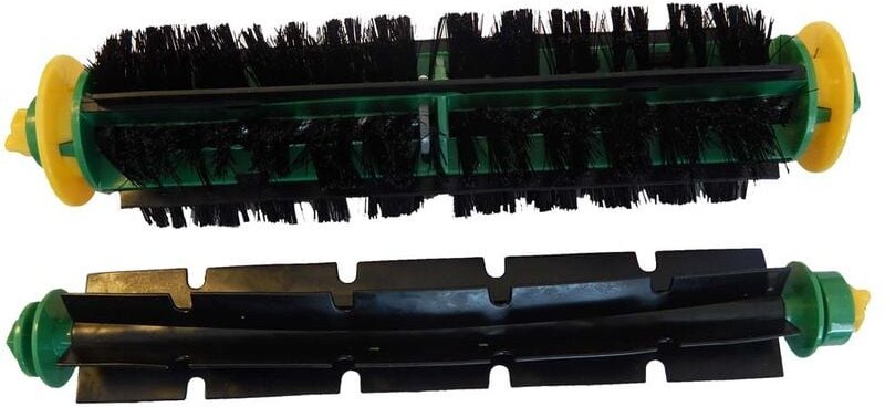 2x Rundbürste Bürstenset kompatibel mit iRobot Roomba 581, 585, 590 Saugroboter - Lamellenbürste, Borstenbürste - Vhbw
