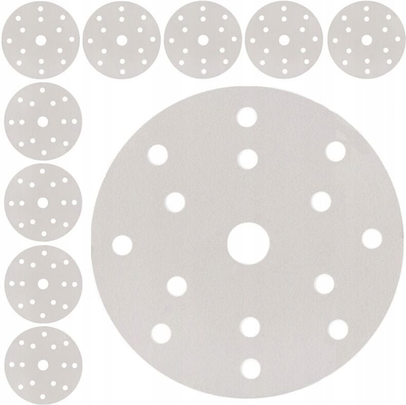 Klett-Schleifpapier 150mm 15 Löcher P180 Schleifscheiben