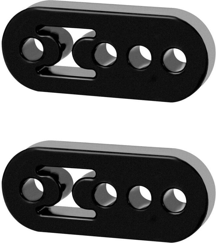 Jalleria - 2 stücke 4 Loch Auto Auspuff Aufhänger Gummi Auspuff Halterung für Die Meisten Autos