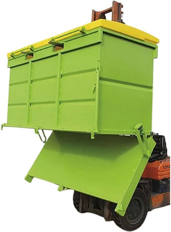 Klappbodenbehälter PE-Deckel 2570 L - Orange - FAP25000-2004