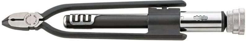 Drahtwirbelzange L.230mm Kopf brüniert, poliert Griffe brüniert - Stahlwille