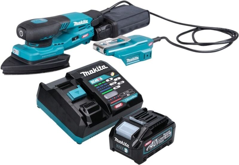 Makita BO 006 CGM101 Akku Deltaschleifer 40 V max. 100 x 150 mm 3,0 mm Hub Brushless + 1x Akku 4,0 Ah + Ladegerät