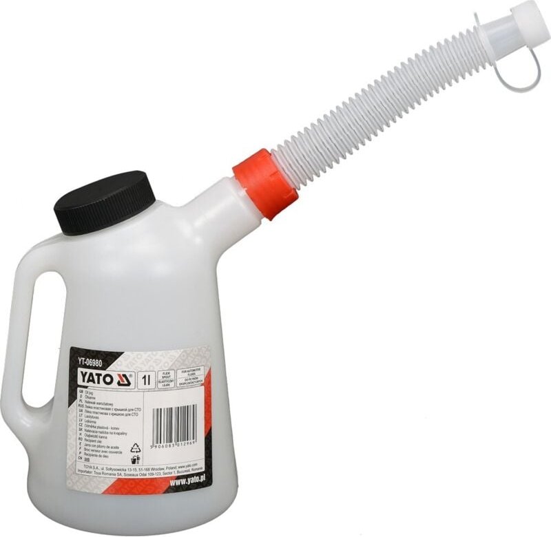 Yato - werkstatt-füllstoff 1L, pe-material, flexibler trichter. YT-06980
