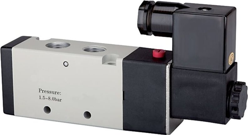 5/2-Wegeventil elektropn. »4V« monost., g 1/8, 230V 50Hz 750l/min - Riegler