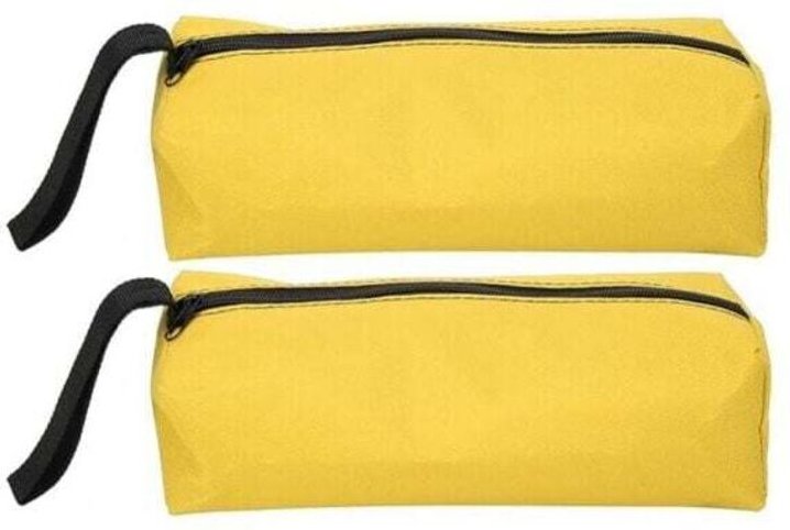 Confezione da 2,30 x 10 x 10 cm (giallo) piccole borse per attrezzi, 600D poliestere multifunzionale borse portaoggetti ...