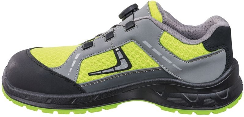 Leibwächter - Sicherheitshalbschuh Basel L1295 S1P Gr. 46 schwarz/grün