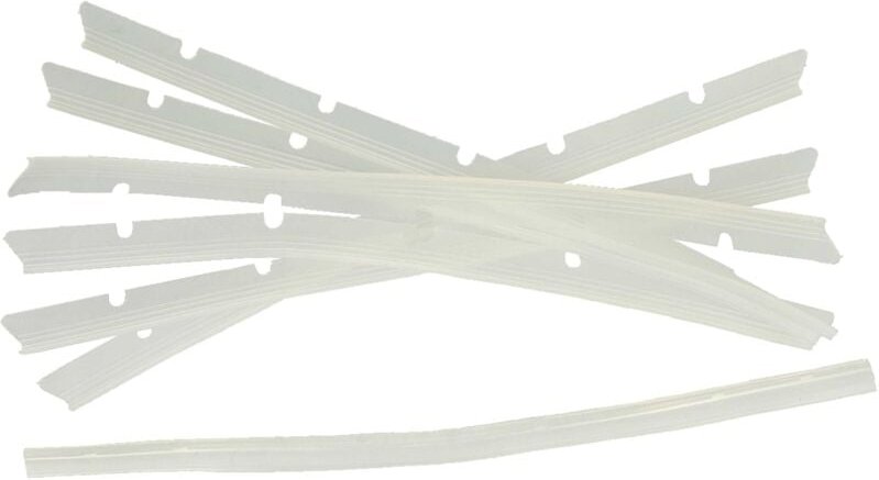 6x Gummilippen kompatibel mit Neato Botvac 85, 80 Saugroboter - Austausch-Lamellen Set inkl. Abzieher, transparent - Vhb...