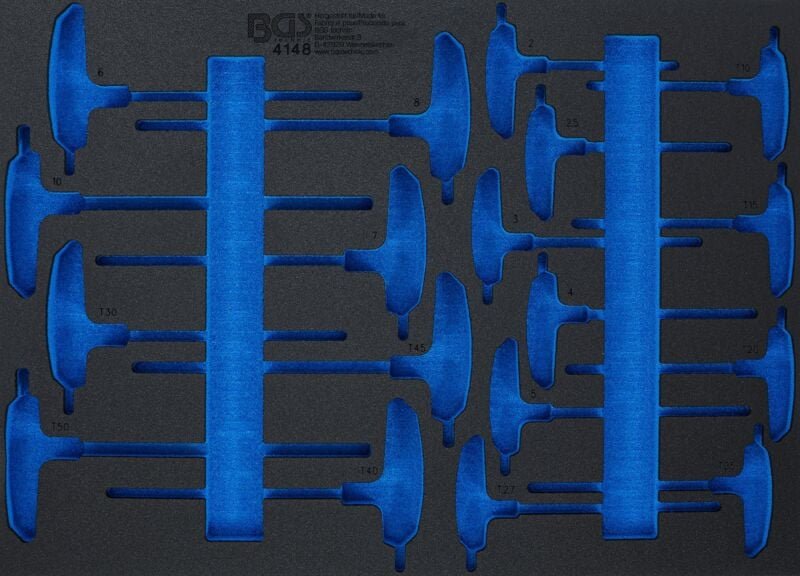 Werkstattwageneinlage 3/3 leer für Art. 4148