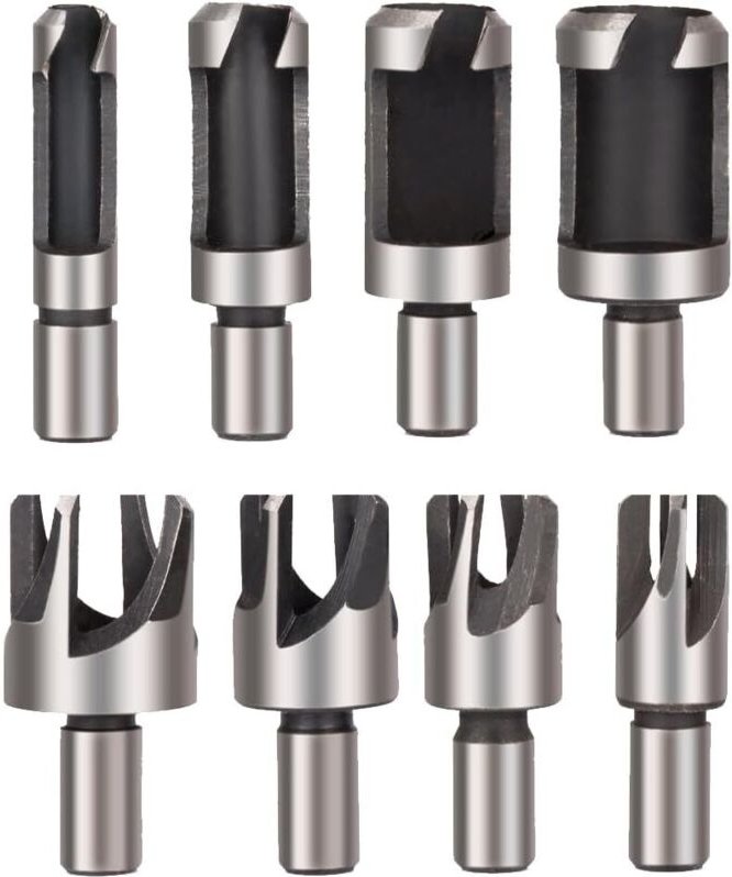 Stück Senker Holzdübel Holzdübelbohrer Holzdübelbohrer Dübelschneidwerkzeug zur Herstellung eines Holzdübels Dübelzapfen...