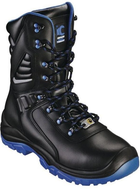 Craftland - Sicherheitsstiefel torgau Größe 42 w. 11 schwarz/blau S3S fo sr esd en iso 20345 Glattleder
