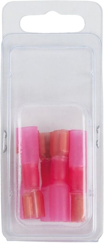 Sortiment isolierter Quetschverbinder, rot, AWG22-16, 6-tlg Buchse