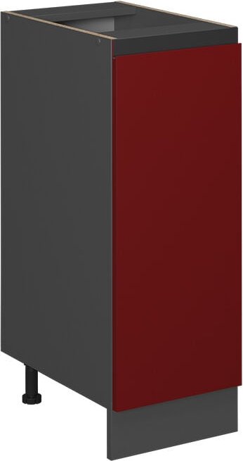 Vicco - Apothekerschrank R-Line, Rot, 30 cm J-Shape, ohne Arbeitsplatte