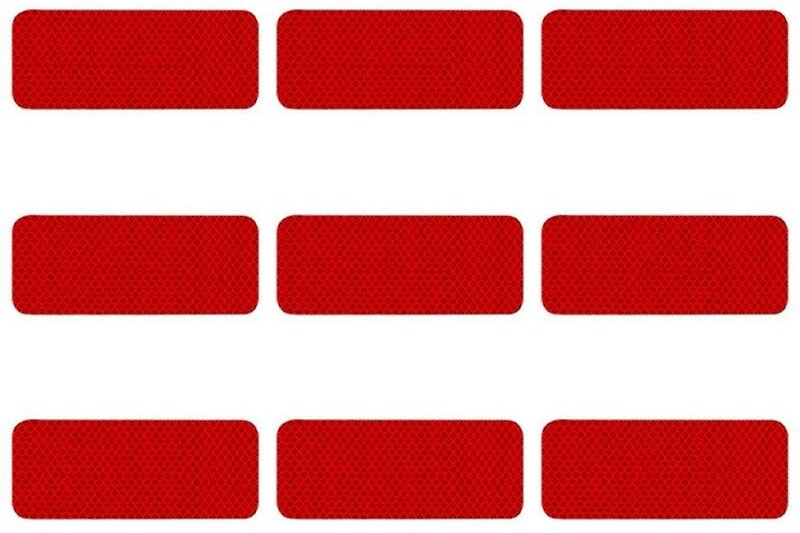 Woosien - Sicherheit Reflektierende Warnstreifen Hinten Stoßstange Anti-kollision Reflektierende Aufkleber Reflektierend...