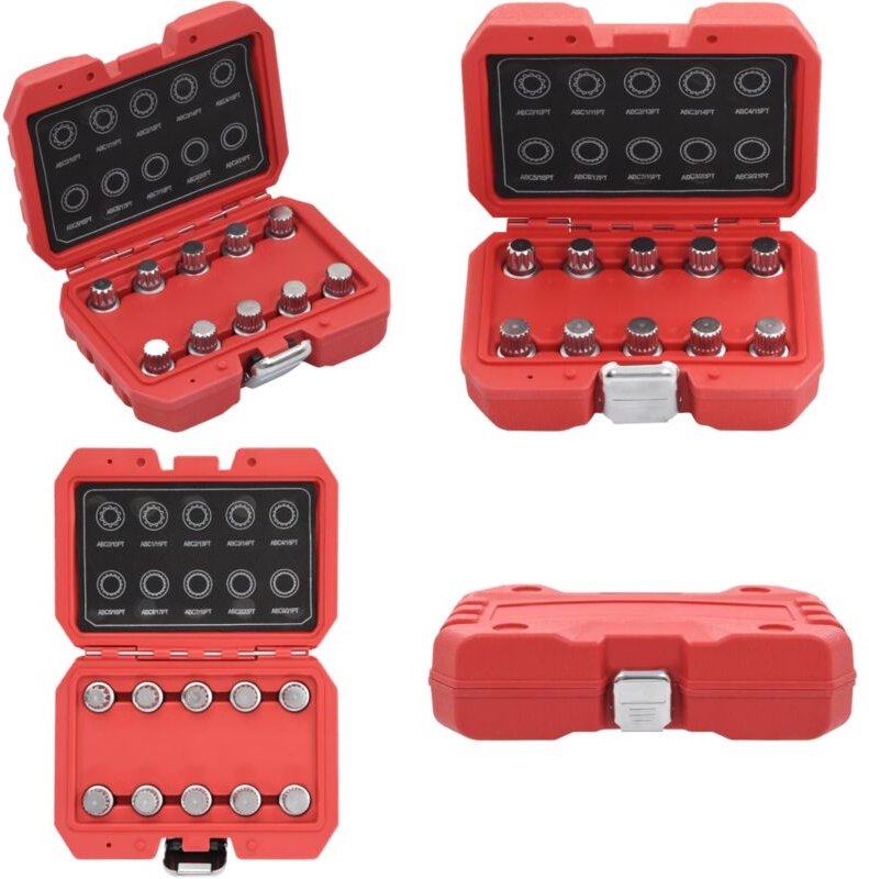 10-tlg. Radmutternsatz für VW - VW Radmutternsatz - Radmuttern - Radschrauben - Autoteile - Fahrzeugzubehör - Home & Liv...