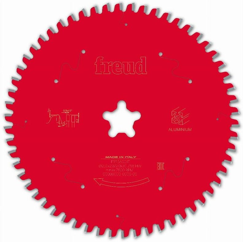 Freud - Sägeblatt für Handkreissäge Ø190 2,6/1,8 Fastfix Z58 tp -5° - F03FS09833 -FR13A001T