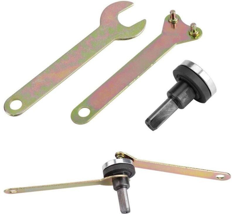 Winkelschleifer-Schlüsselsatz, verstellbarer Stahlschlüsselsatz für Schnellwechsel-Bohrmaschine auf Winkelschleifer (5-t...