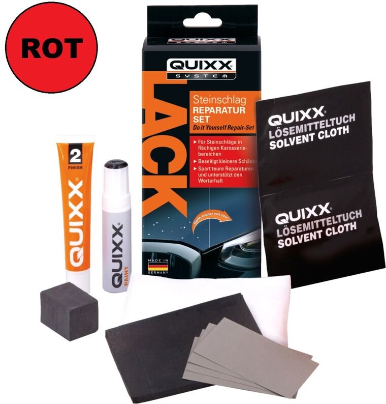 Steinschlag Lack Reparatur Set Rot