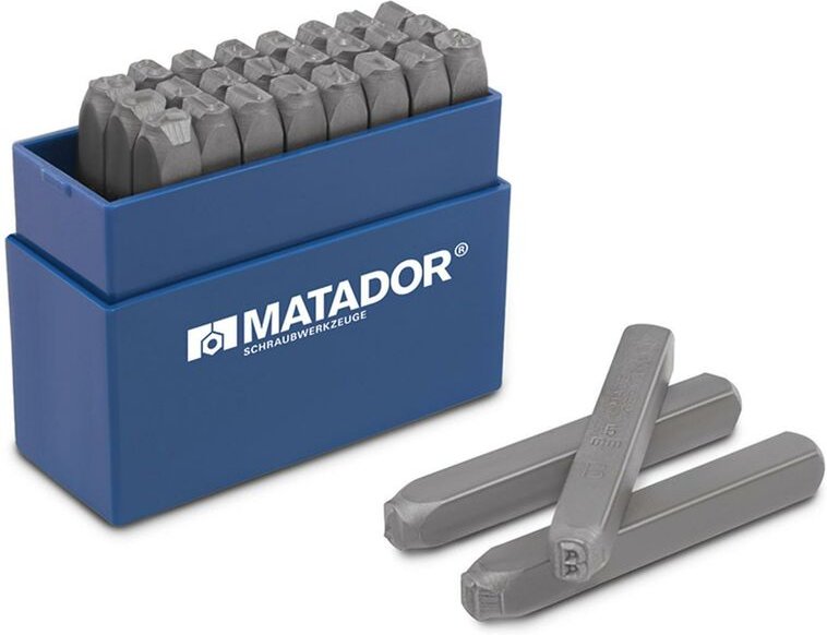 Schlagziffern-Satz, din 1451, 9-tlg., 0-9, h 6 m