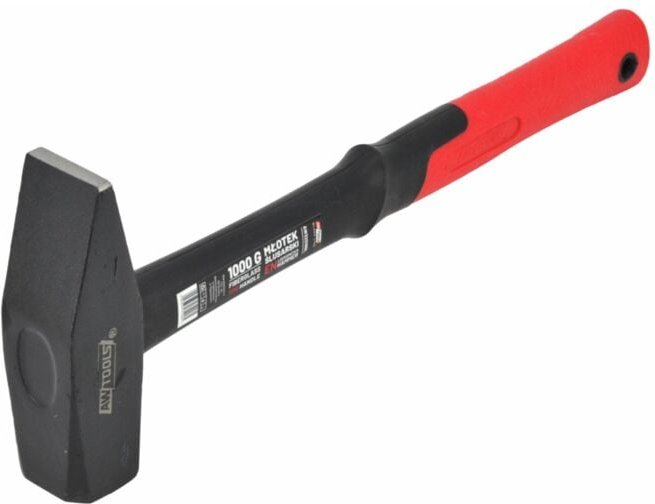 Thumbnail - Awtools młotek ślusarski 1,0 kg włókno schwarz