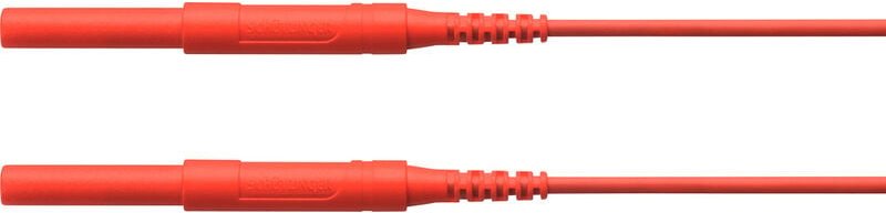 Schützinger - hspl 8568 / AWG16 / 100 / rt Sicherheits-Messleitung Stecker 4 mm Stecker 4 mm Rot 1 St