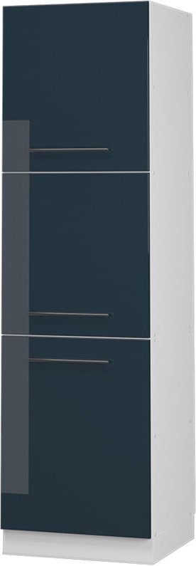 Vicco - Küchenschrank Fame-Line, Dunkelblau Hochglanz, 60 cm