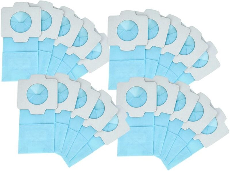 20x Staubsaugerbeutel kompatibel mit Makita CL106D, CL106, DCL180Z, DCL140, DCL180, CL183D Staubsauger - Papier, 11,8cm ...