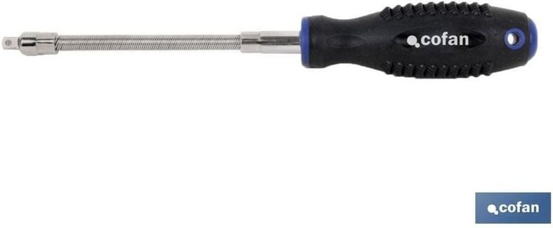 Flexibler männlicher Schraubendreher mit 1/4 Steckschlüsseleinsätzen