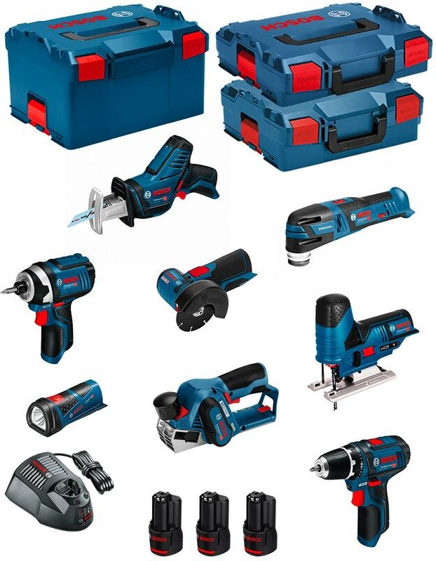 Thumbnail - Kit 12V BMK8-28DD3 (gsr 12V-15 + gdr 12V-105 + gws 12V-76 + gst 12V-70 + gop 12V-28 + gsa 12V-14 + gli 12V-80 +gho 12V-2...