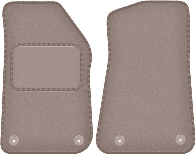 Beige Vordermatten für: Jeep Wrangler JL 4XE 5 Türen (2021-2023)