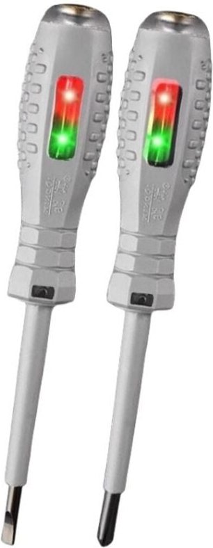 2 Stück 2-in-1-Spannungsprüfer-Schraubendreher, starker magnetischer Schraubendreher mit hohem Drehmoment, Stromdetektor...