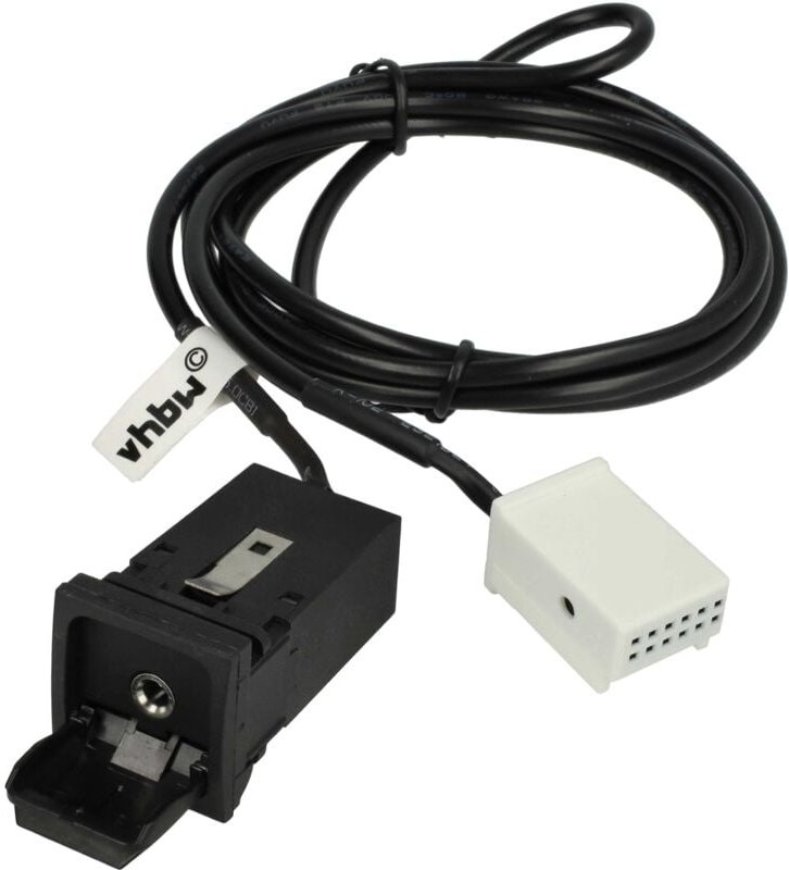 Vhbw - aux Audio Adapter Kabel kfz Radio kompatibel mit Audi / Seat / Skoda / vw RCD510 Auto, Autoradio