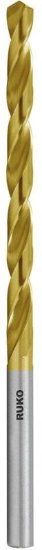 10x Spiralbohrer din 340 Typ n, hss-g TiN ø 7,7 mm - 203077T - Ruko