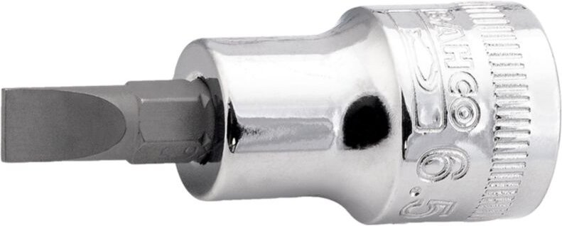 Bahco 3/8 Schraubendreher-Einsatz für Schlitzschrauben, 8 mm, Einzelhandelsverpackung