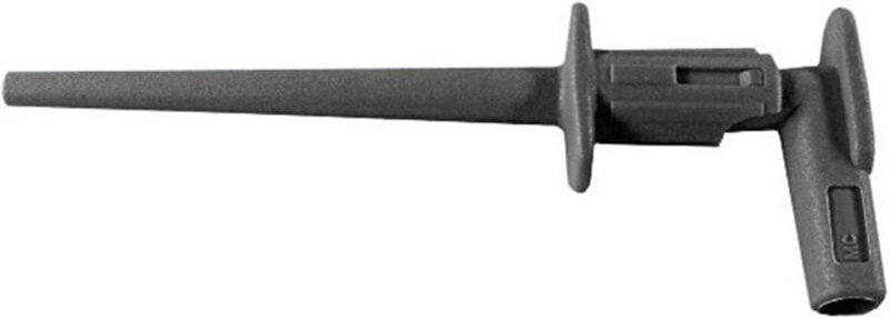 Stäubli - microgrip-xb Sicherheits-Abgreifklemme Steckanschluss 2 mm cat ii 300 v Schwarz